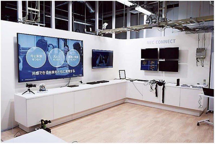 在於玉川事務所開設的“NEC CONNECT 5G Lab”