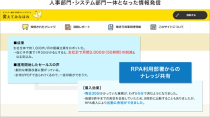 RPA機器人流程自動化全社推進企劃小組