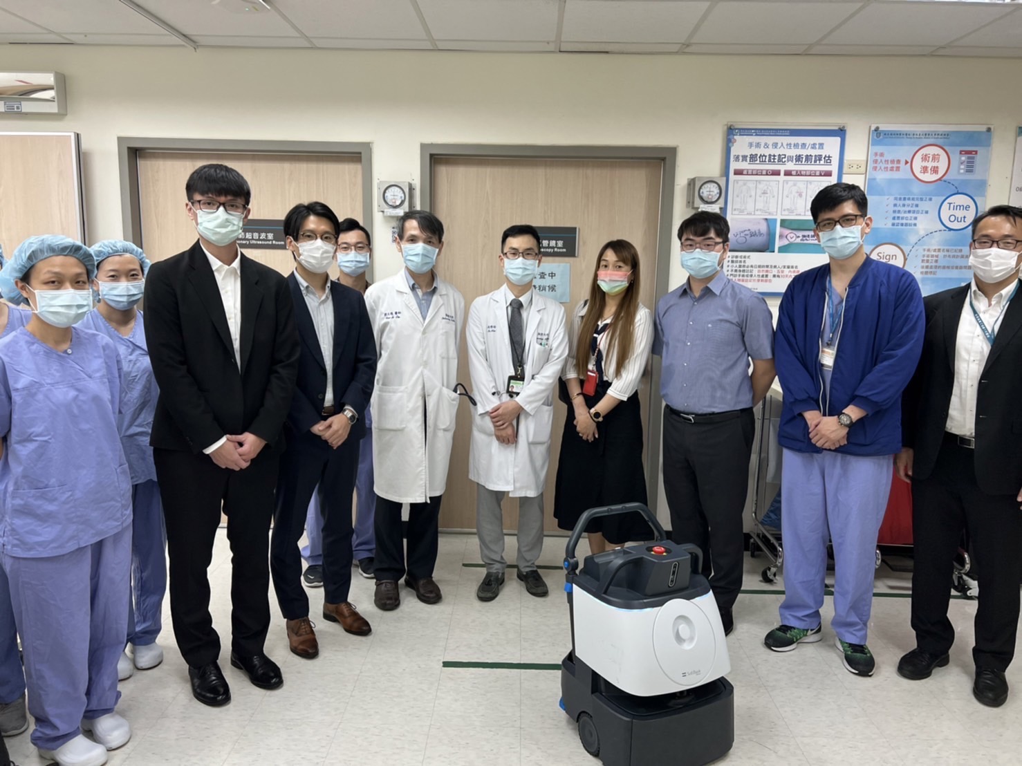 TJPO偕同日商IRIS OHYAMA與雙和醫院就清掃機器人「Whiz i IRIS EDITION」實證合作