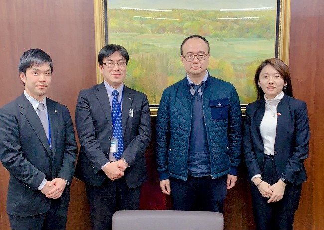 圖：拜會松山市商工會議所