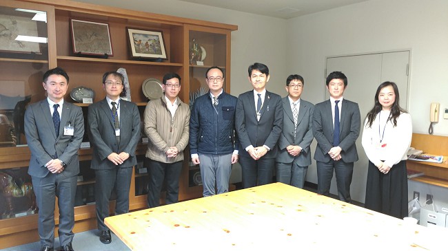 圖：拜會岡山縣廳