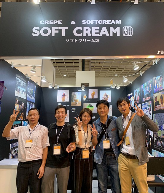 圖：日本富山縣連鎖霜淇淋店來台參加冬季連鎖加盟展