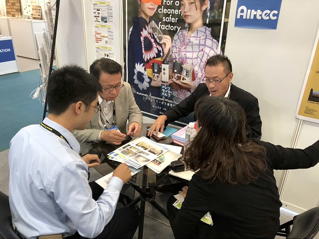 圖：K-RIP及業者於CE Taiwan與我國業者進行交流