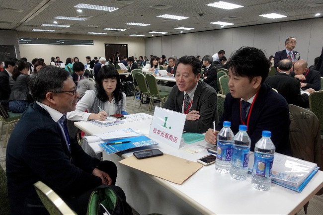 圖4：香川縣台日綜合產業商談會in台灣商談會場景