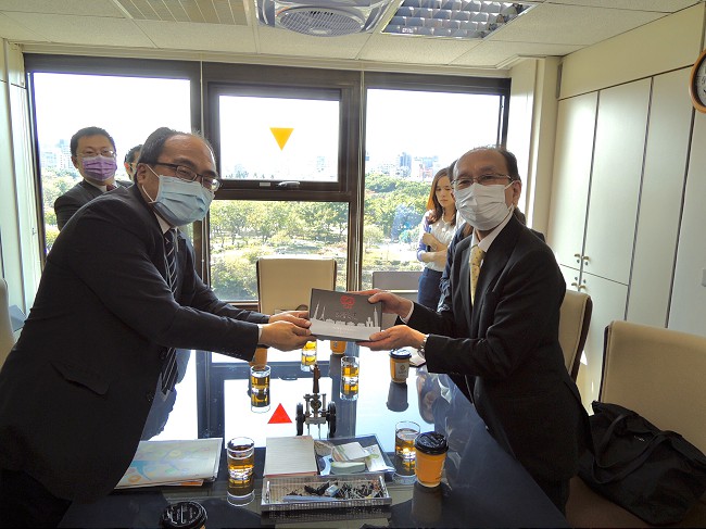 圖:中小企業基盤整備機構(SMRJ)山口審議役拜會工業局