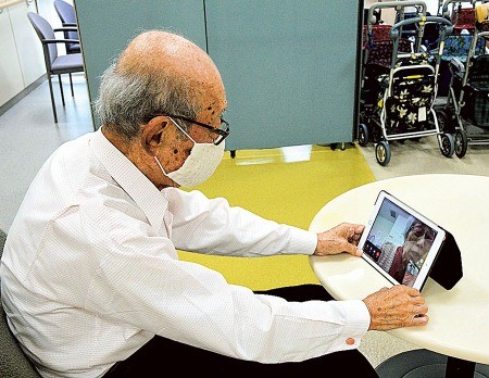 圖:老人遠距看護技術運用