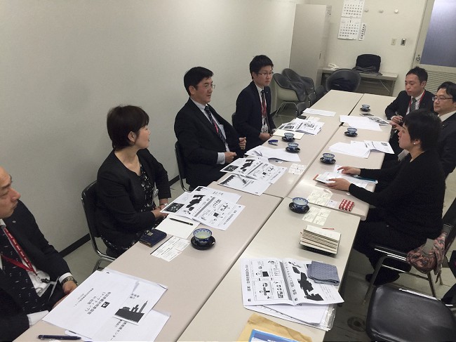 圖：與日本地方銀行洽談合作推展台日產業技術合作