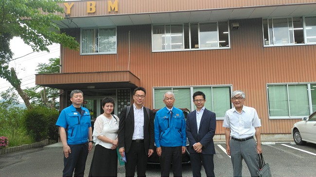 圖說：拜會YBM探尋FINE BUBBLE (超微細氣泡)台日合作契機。